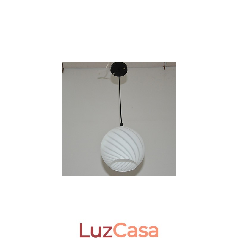 Lustre de vidro criativo contemporâneo e contraído L para refeições