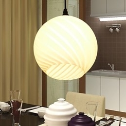 Lustre de vidro criativo contemporâneo e contraído L para refeições