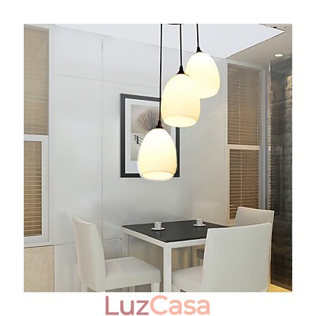 Lustre de vidro criativo contemporâneo e contraído em L com bola de vidro para refeições Lustre de vidro criativo contemporâneo e contraído em L com bola de vidro para refeições