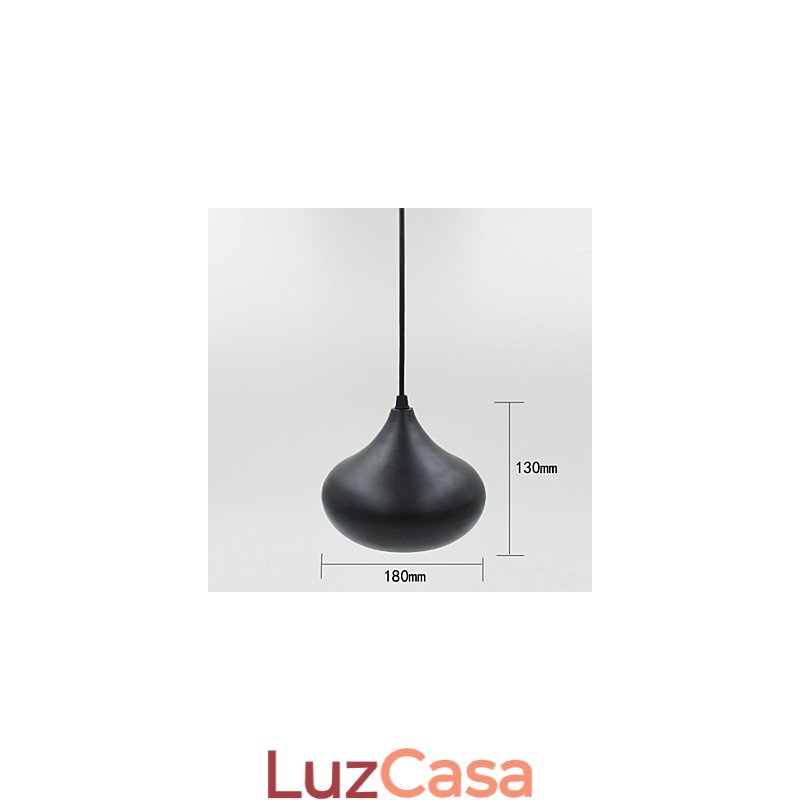 Droplight em forma de cebola, luminária pendente