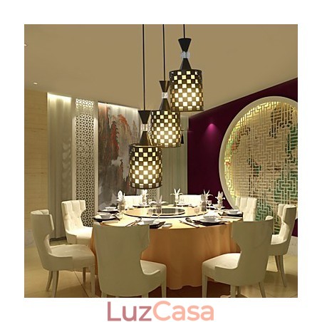 Perfurações Nordic Ferro Forjado Lustre Lâmpada Luz Perfurações Nordic Ferro Forjado Lustre Lâmpada Luz