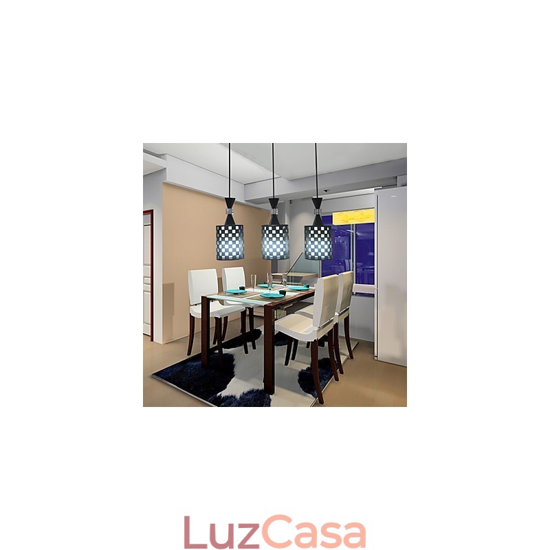 Perfurações Nordic Ferro Forjado Lustre Lâmpada Luz