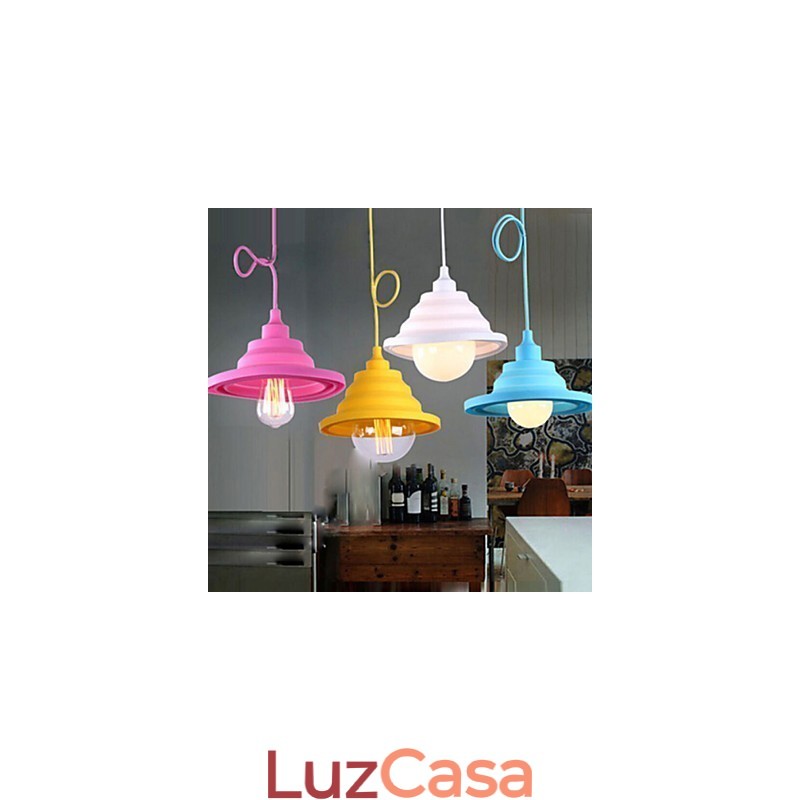 Luminárias Pendentes Modernas Contemporâneas Plástico