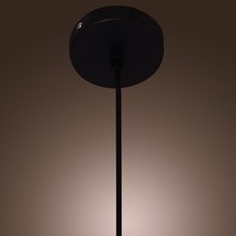 Luminária pendente estilo vintage clássico tradicional mini com pintura