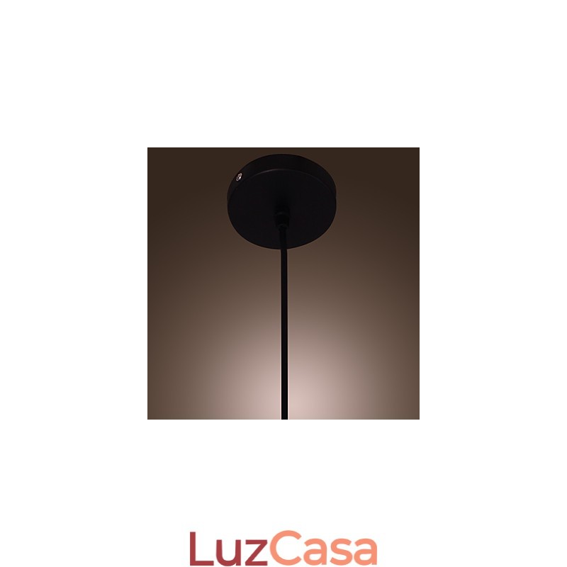 Luminária pendente estilo vintage clássico tradicional mini com pintura