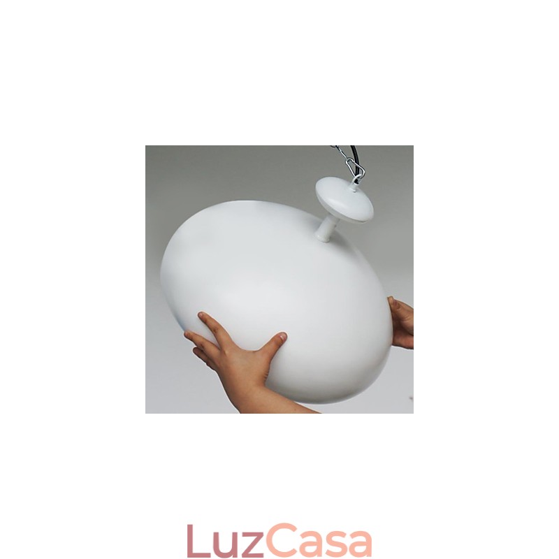 Luminária pendente moderna contemporânea retrô com pintura em tigela