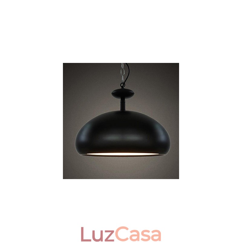 Luminária pendente moderna contemporânea retrô com pintura em tigela