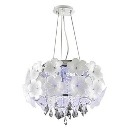 Luminária pendente de cristal contemporânea moderna