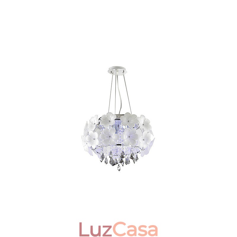 Luminária pendente de cristal contemporânea moderna