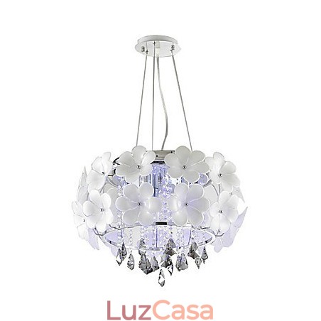 Luminária pendente de cristal contemporânea moderna Luminária pendente de cristal contemporânea moderna