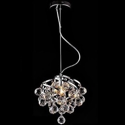 Lustre de cristal luxuoso, luminária pendente, iluminação para jantar