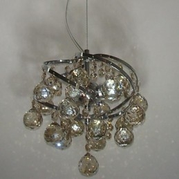 Lustre de cristal luxuoso, luminária pendente, iluminação para jantar