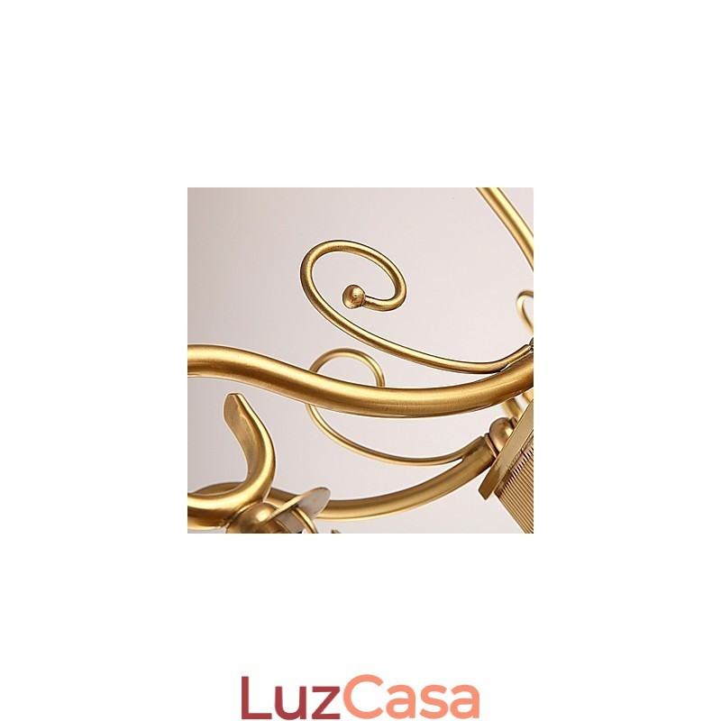 Lustre Tradicional Clássico Rústico Lodge Metal