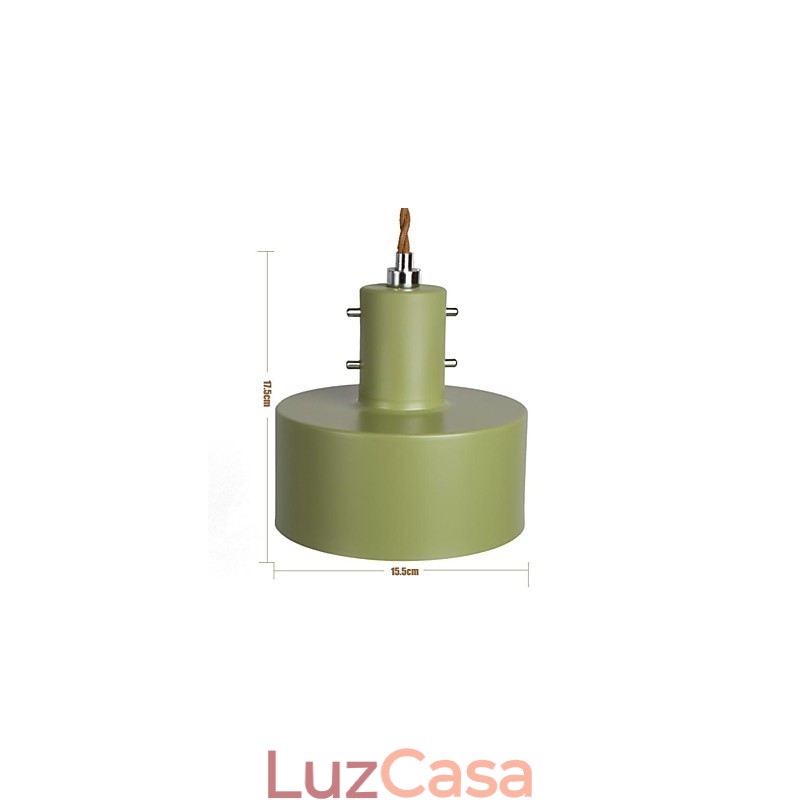 Mini estilo country moderno e contemporâneo, pintura em metal, luminária pendente para crianças