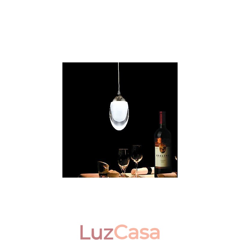Moderno Contemporâneo Tradicional Clássico Country Mini Estilo Cromado Lustre de Vidro Pingente Luz