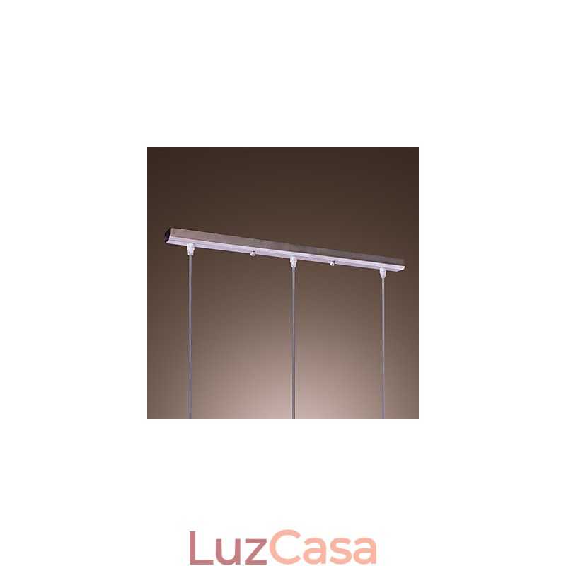Pendente Criativo de 3 Luzes em Estilo Francês em Forma de Taça