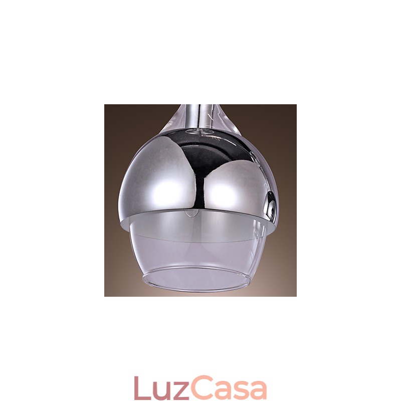 Pendente moderno criativo de 3 luzes em forma de taça