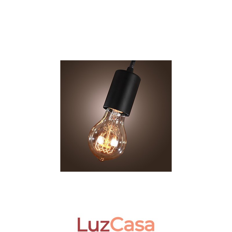 Lustre Vintage Design Lâmpadas Incluídas Living 10 Luzes Pendente Luz