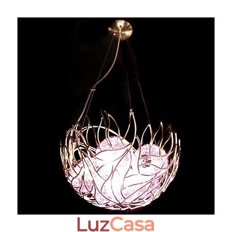 Lustre de cristal moderno e contemporâneo com tigela e pingente de luz Lustre de cristal moderno e contemporâneo com tigela e pingente de luz