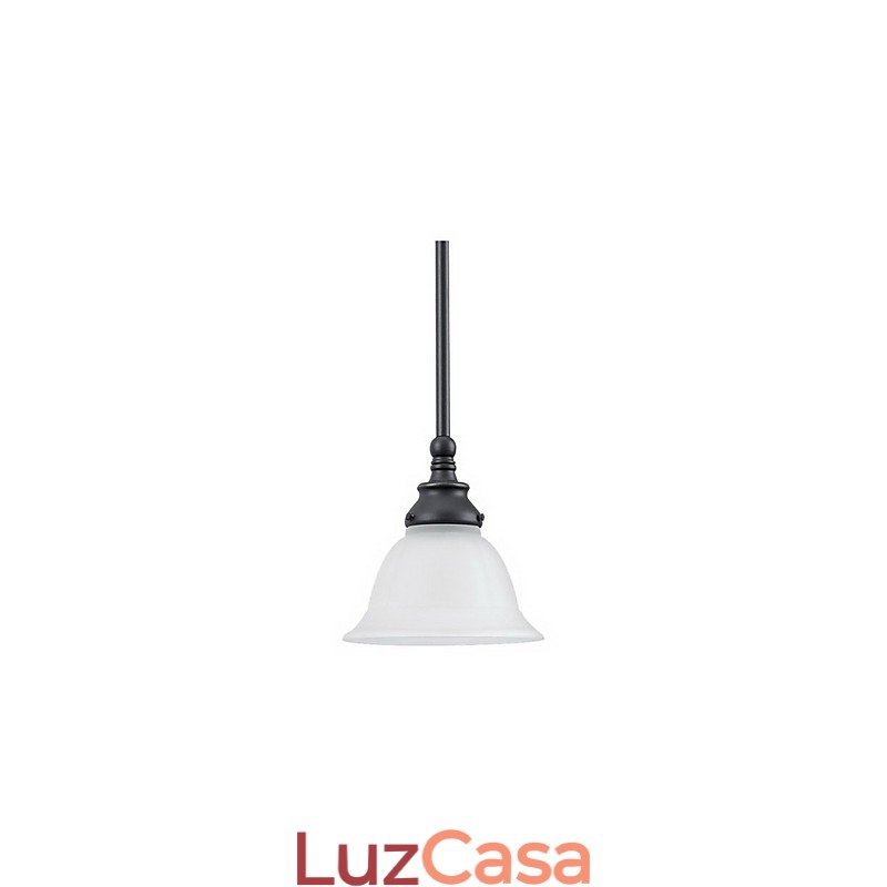 Luminária pendente elegante em tom branco