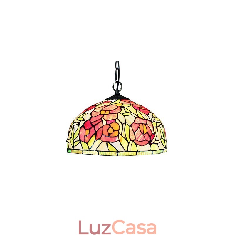 Luminária pendente galvanizada estilo mini tigela