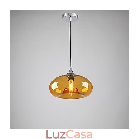 Característica moderna 1 pingente de luz com sombra transparente Característica moderna 1 pingente de luz com sombra transparente