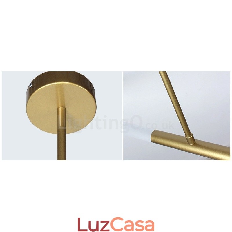 Lustre moderno contemporâneo, luminária pendente decorativa
