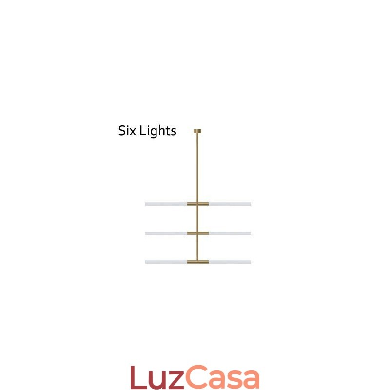 Lustre moderno contemporâneo, luminária pendente decorativa