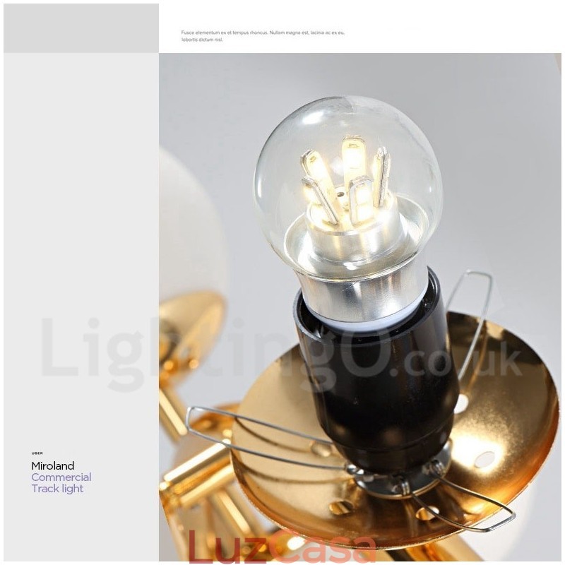 Lustre moderno contemporâneo de 16 luzes com cúpula de vidro e lâmpada