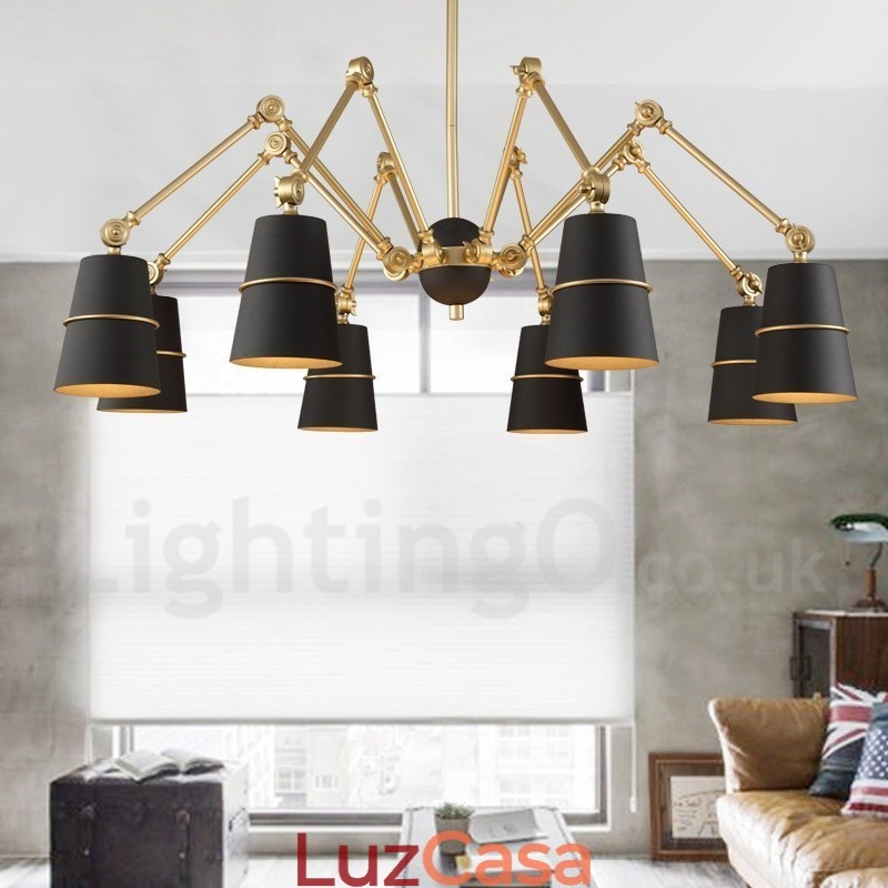 8 Luzes Modernas Contemporâneas Lustre Lâmpada Luz