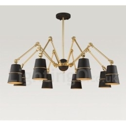 8 Luzes Modernas Contemporâneas Lustre Lâmpada Luz