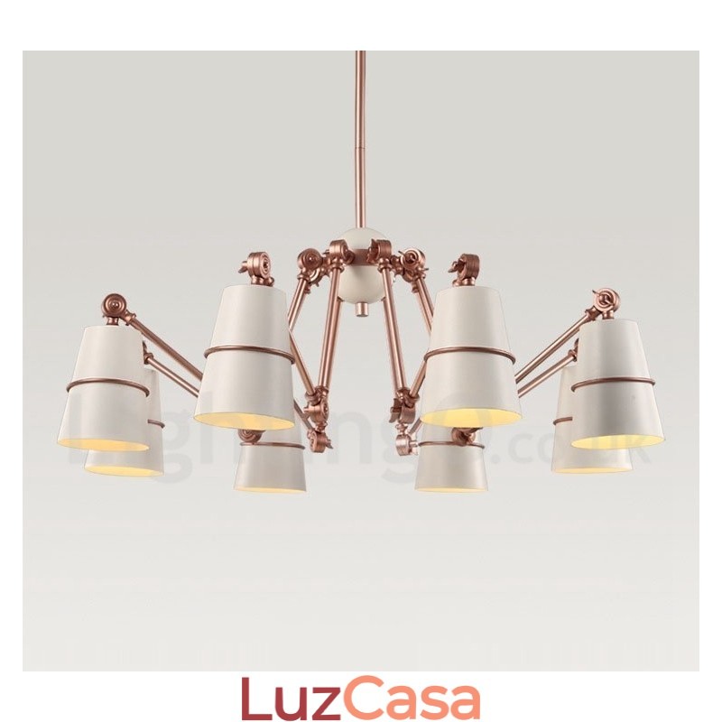 8 Luzes Modernas Contemporâneas Lustre Lâmpada Luz