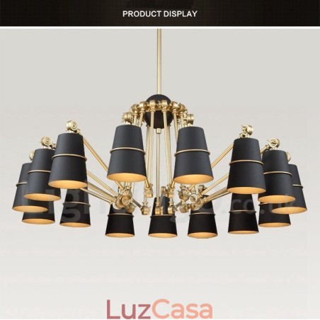 15 Luzes Modernas Contemporâneas Lustre Lâmpada Luz 15 Luzes Modernas Contemporâneas Lustre Lâmpada Luz