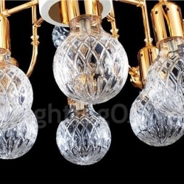 Lustre moderno contemporâneo de 4 níveis com 16 luzes