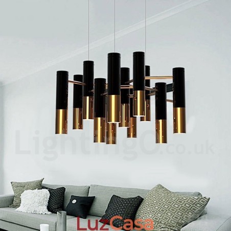 Lustre moderno contemporâneo de 13 luzes, lâmpada de nível único Lustre moderno contemporâneo de 13 luzes, lâmpada de nível único