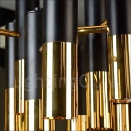 Lustre moderno contemporâneo de 13 luzes, lâmpada de nível único