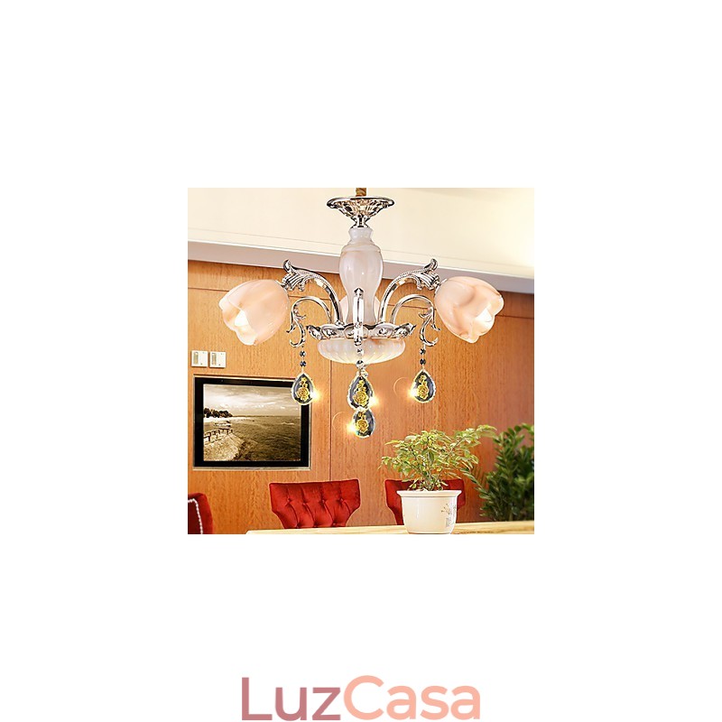 Lustre de Metal Moderno Contemporâneo Outros