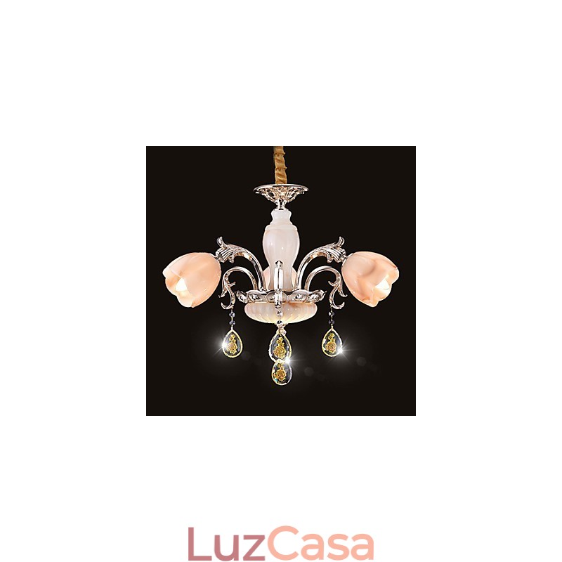 Lustre de Metal Moderno Contemporâneo Outros