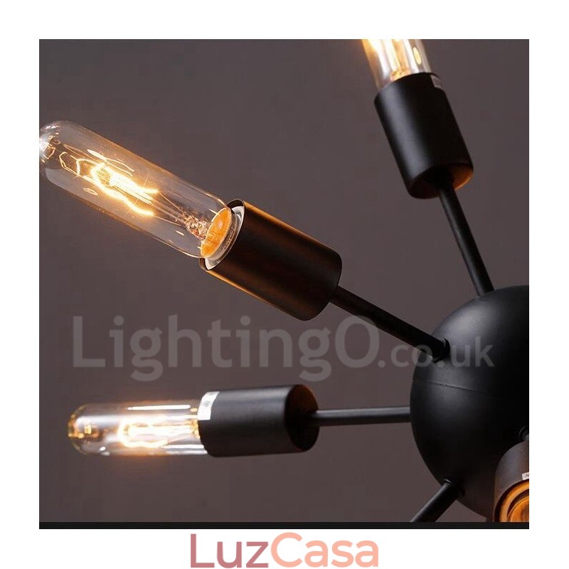 Lustre Sputnik Vintage Retro de 12 Luzes