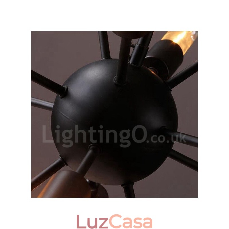 Lustre Sputnik Vintage Retro de 12 Luzes