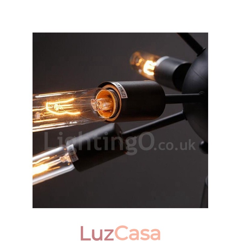 Lustre Sputnik Vintage Retro de 12 Luzes