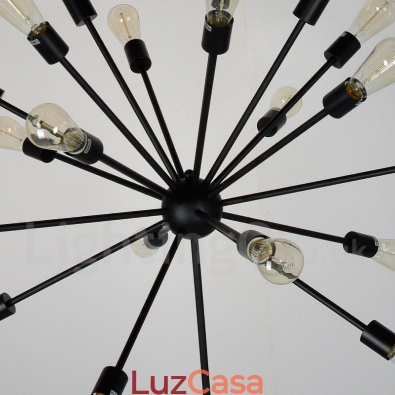 Lustre Sputnik Vintage Retro de 16 luzes