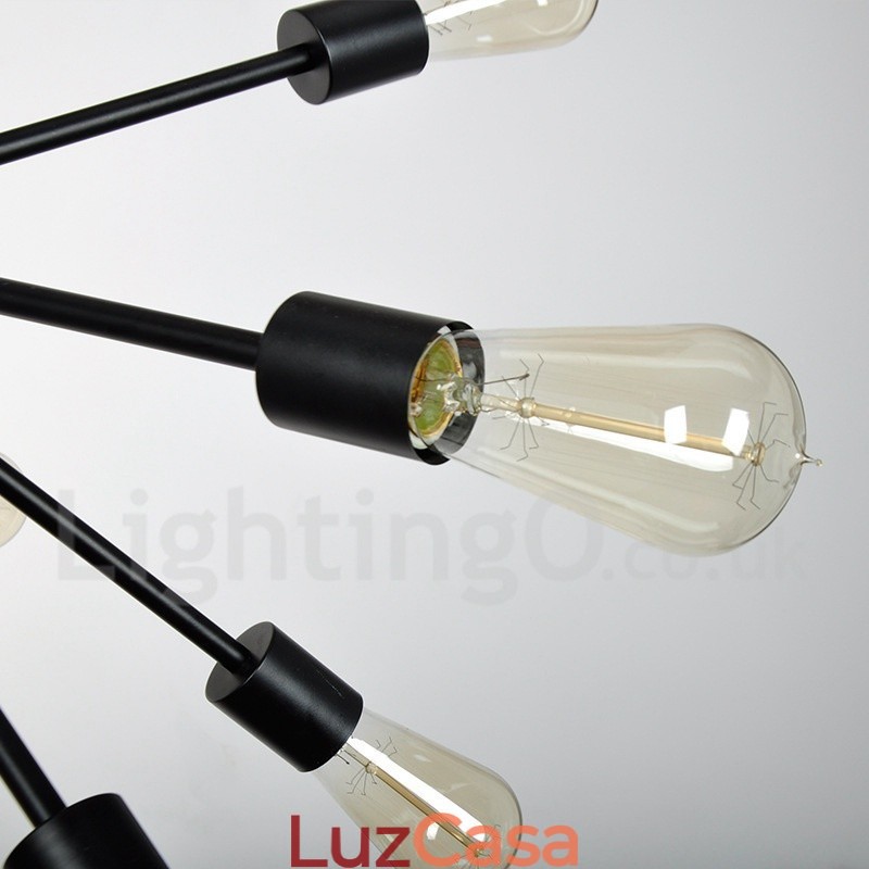 Lustre Sputnik Vintage Retro de 16 luzes