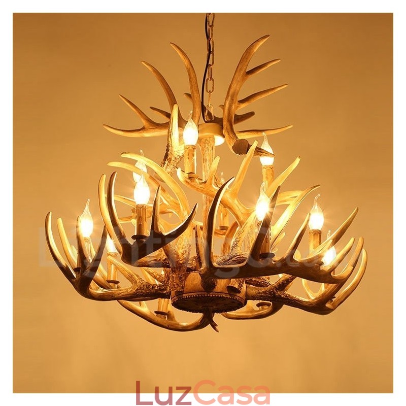 Lustre Vintage Country 12 Luzes