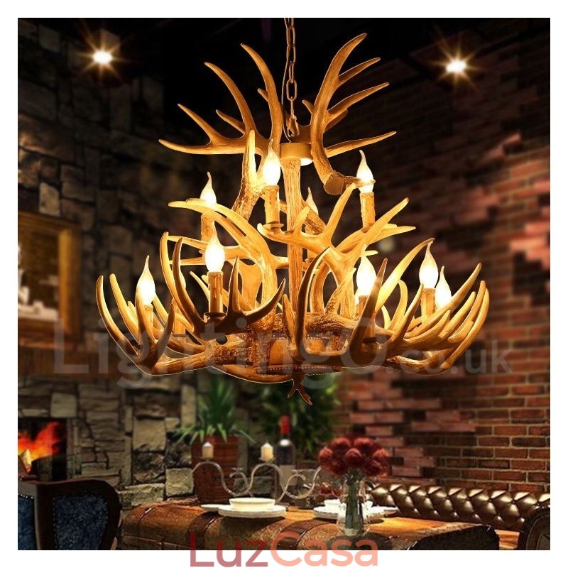 Lustre Vintage Country 12 Luzes