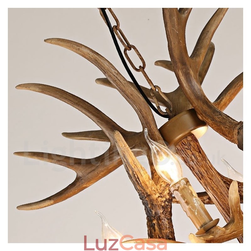 Lustre Vintage Country 12 Luzes