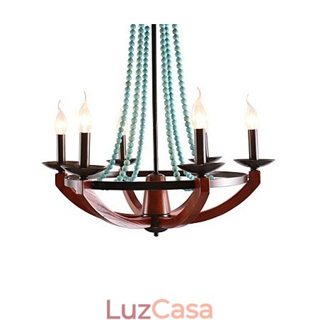 Bohemia 6 Simples Europeu Mediterrâneo Head Drop American Country Britânico Rural Living Lamps Bohemia 6 Simples Europeu Mediterrâneo Head Drop American Country Britânico Rural Living Lamps