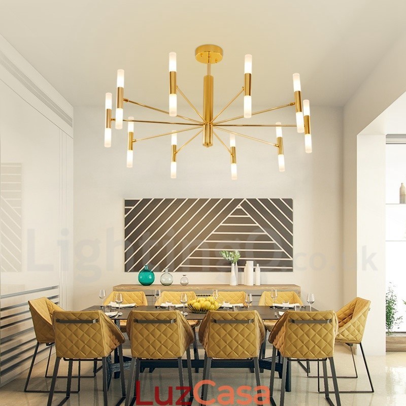 Luminária de lustre contemporânea