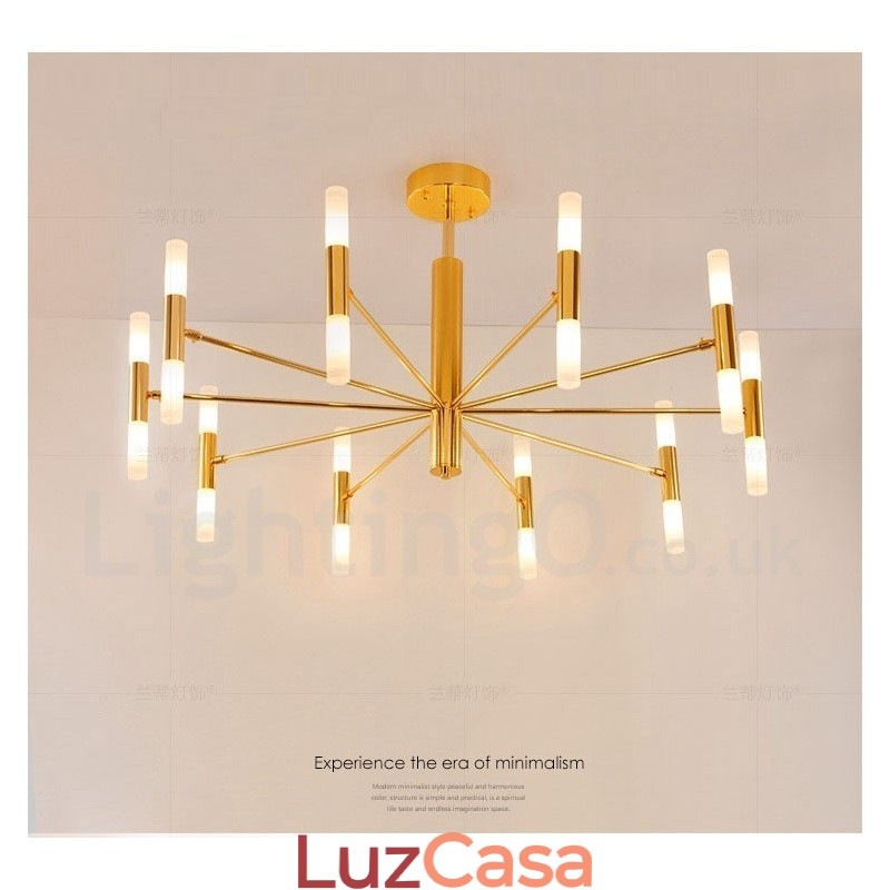 Luminária de lustre contemporânea