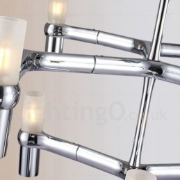 12 Luzes 3 Camadas Moderno Contemporâneo Lustre Lâmpada Luz